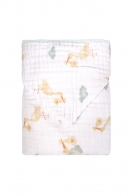 TOALHA C/CAPUZ DE CANTO BABY JOY SOFT MAIS ESTAMPADA 85CMX85CM PCT C/01UN //CEGONHA