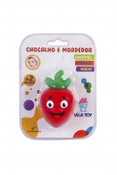 CHOCALHO VILA TOY 1003 E MORDEDOR MORANGO VERM