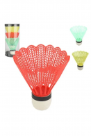 Peteca de Plastico Badminton 3pçs Color